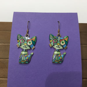 Cat Love Earring