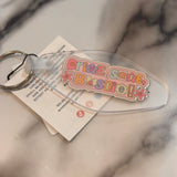 Acrylic Phrase Keychain