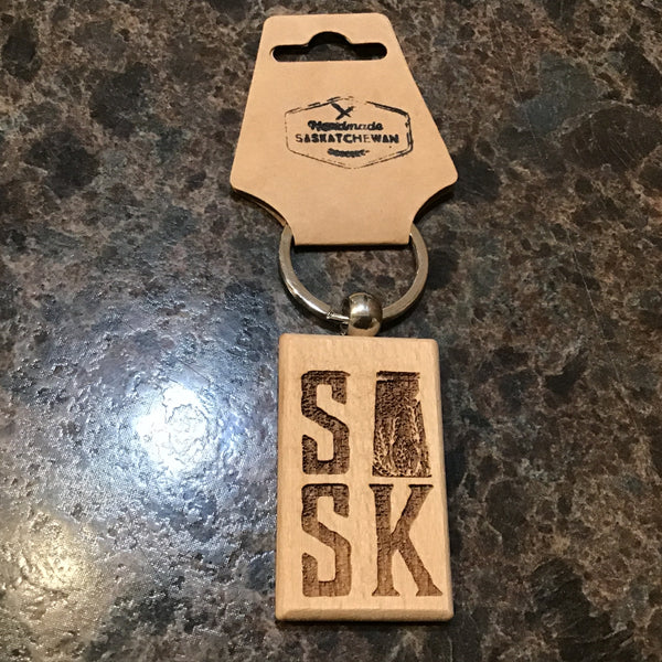 FLAT Wooden Keychains