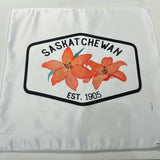 Saskatchewan Est. 1905 Satin Pillow Cover