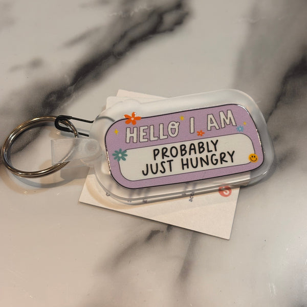 Acrylic Phrase Keychain