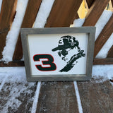 Dale Earnhardt Sign 10" x 8"