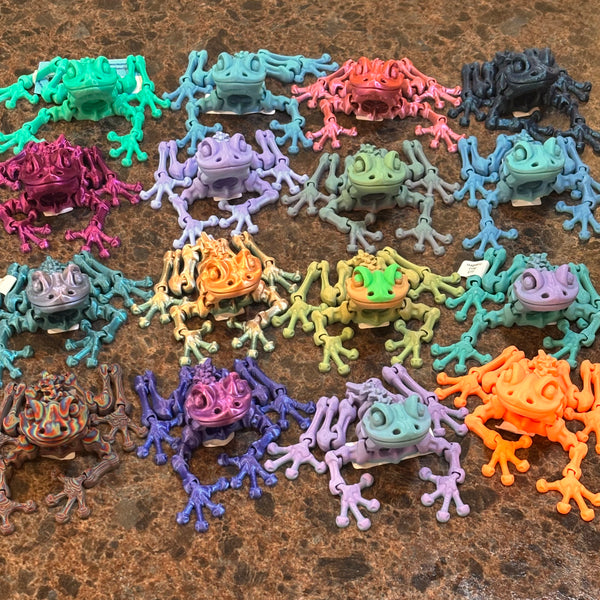 3-D Printed Magnetic Frogs