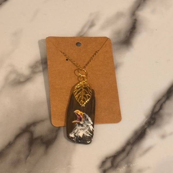 Assorted Painted Stone Necklaces