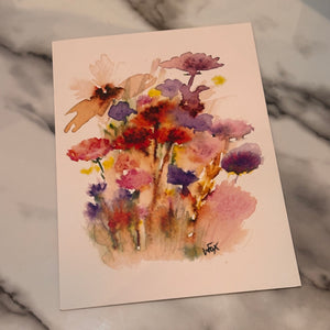 Wendy Fox's Watercolor Painting Postcards