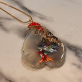 Assorted Painted Stone Necklaces