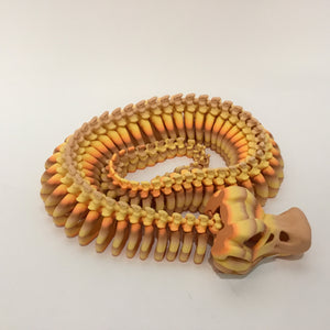 3-D Printed XL Skeleton Snake