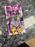 Assorted Painted Glass/Sea Glass Earrings