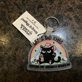Acrylic Phrase Keychain