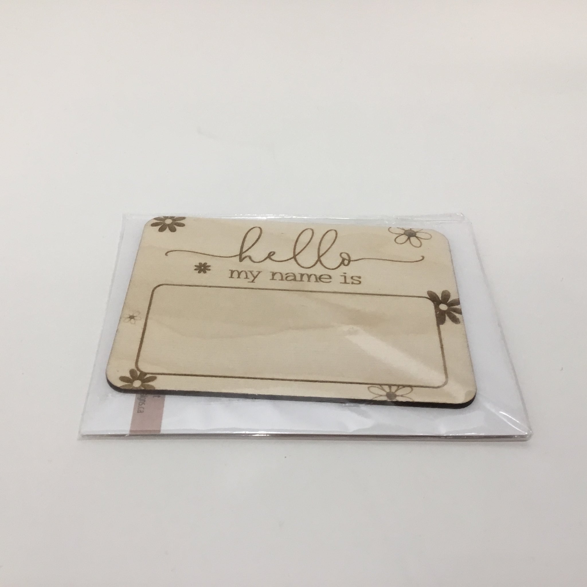 Hello Name Tag | Laser Product