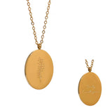 18K Gold Plated, Birth Flower Necklaces