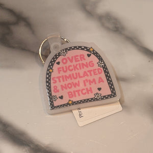 Acrylic Phrase Keychain