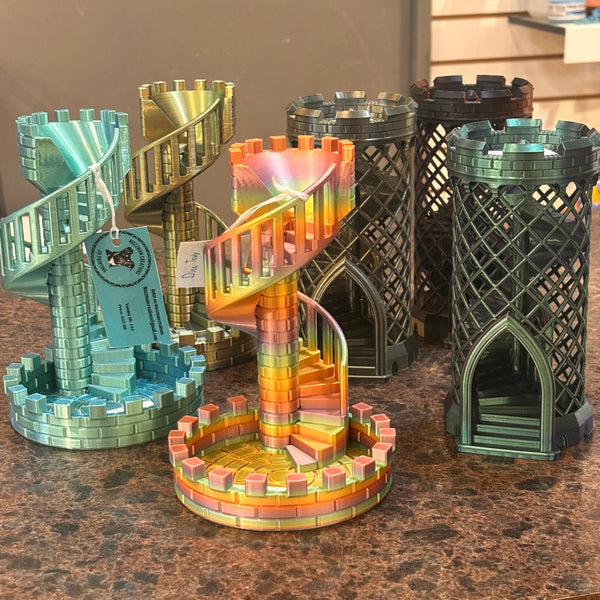 3-D Printed Dice Towers