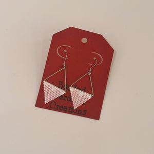 Beaded Fringe Earrings with Connector