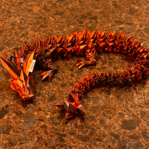 3-D Printed Crystal Dragon
