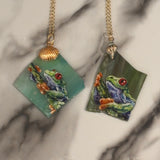 Assorted Painted Stone Necklaces