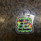 Acrylic Phrase Keychain