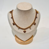 Golden Hearts Charm
