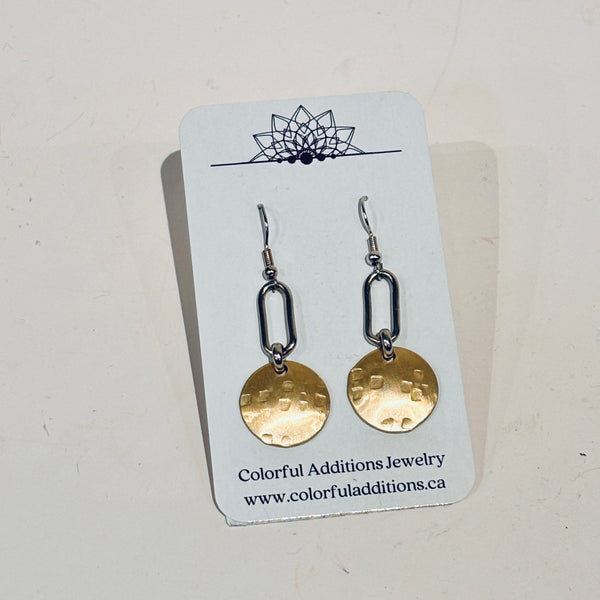 Mixed Metal Earrings