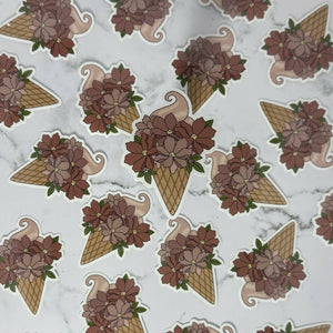Weatherproof Stickers, Florals