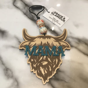 Acrylic/Wood Car Charms