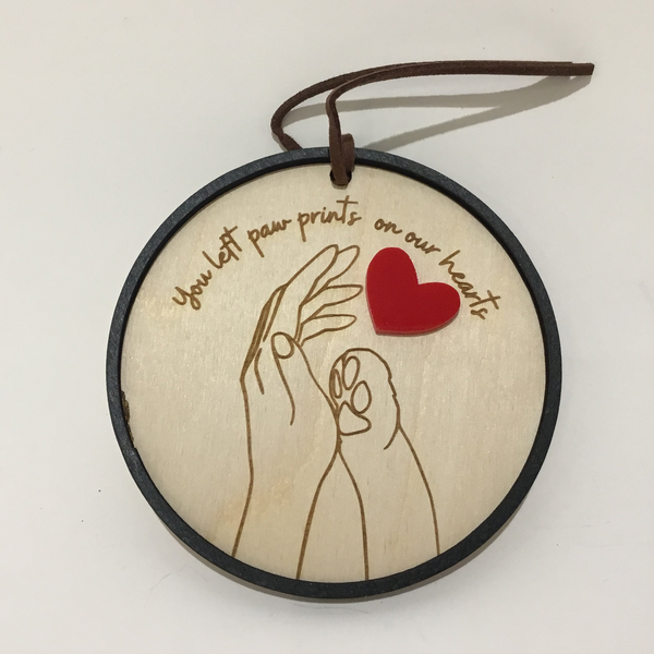 You Left Paw Prints | Ornaments
