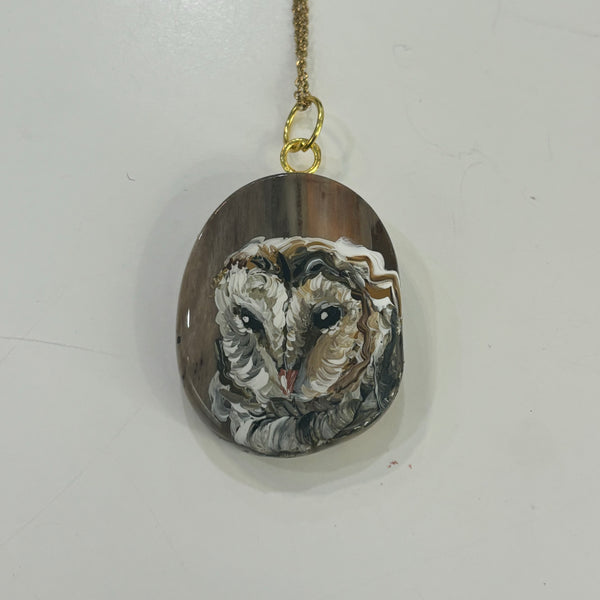 Assorted Painted Stone Necklaces