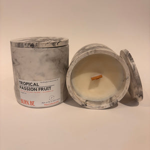 Wood Wick Gypsum Jar Candles