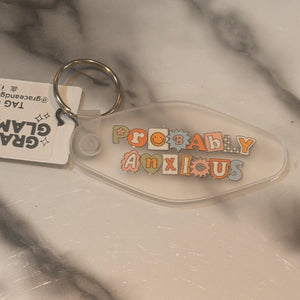 Acrylic Phrase Keychain