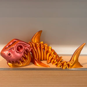 3-D Printed XL Skeleton Shark