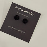 10mm Pave Ball Earrings