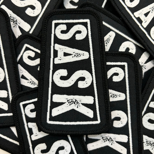 Sask Iron On Patches