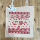 Get you on the naughty list Tote