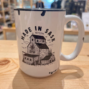 Made in Sask Elevator Farmhouse Mug