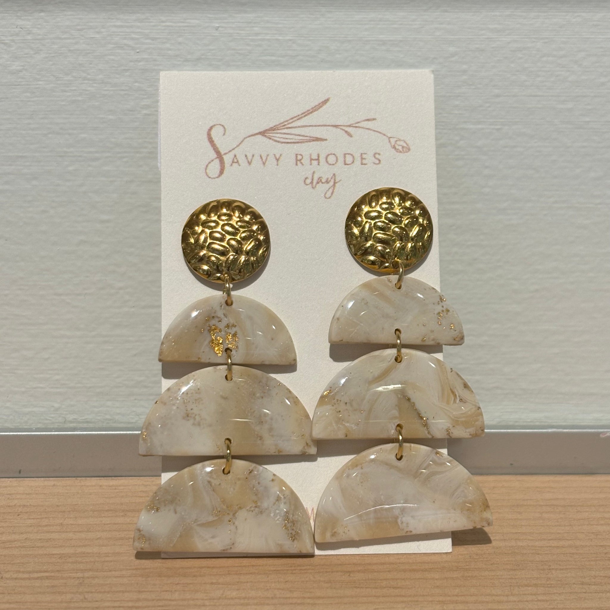 Faux Stone Dangle Earring