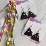 Poop Emoji Earrings