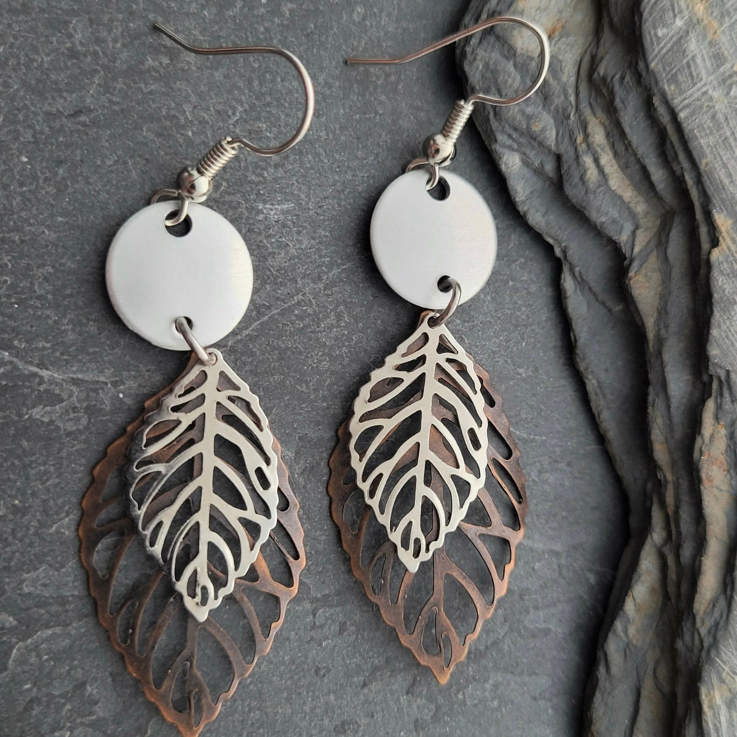 Mixed Metal Earrings