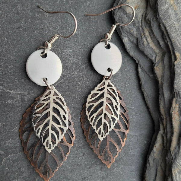 Mixed Metal Earrings