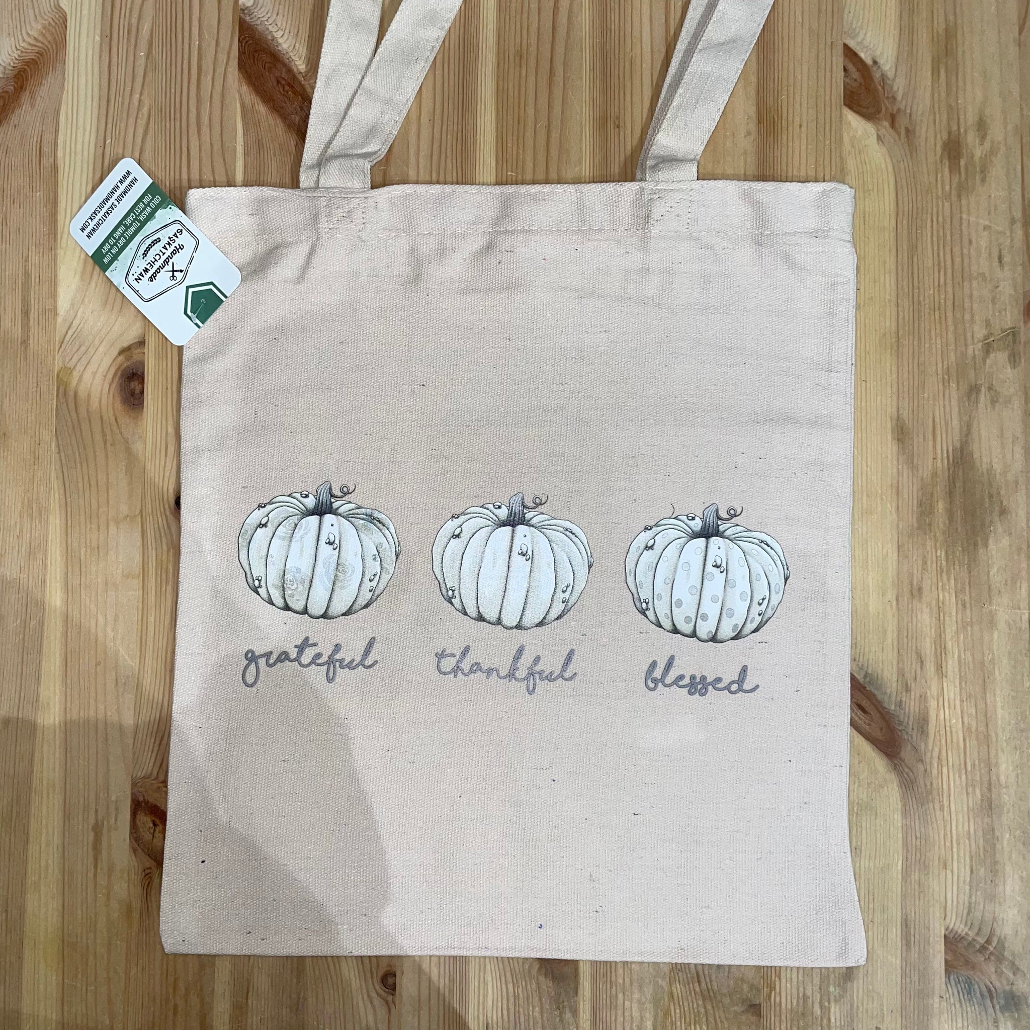 Grateful Thankful Blessed Tote