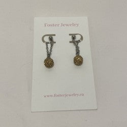 Pave Dangle Earrings