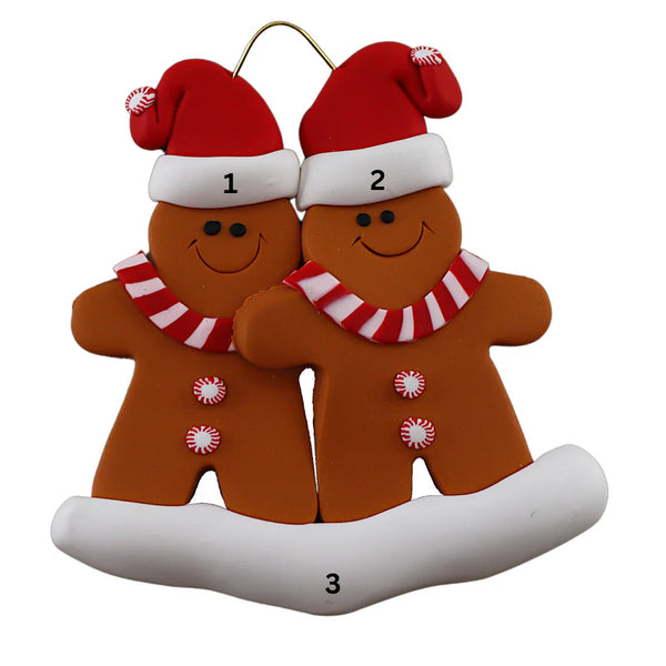 Gingerbread Family Ornaments