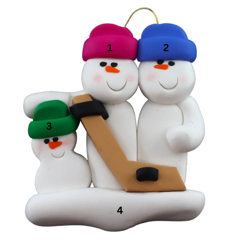 Hockey Family Ornaments