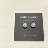Pave Ball 10mm Earrings