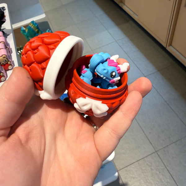 Heart Egg and Dragon