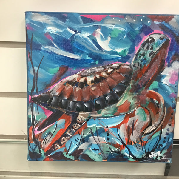 Turtle Painting 8x8