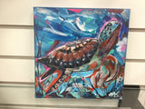 Turtle Painting 8x8