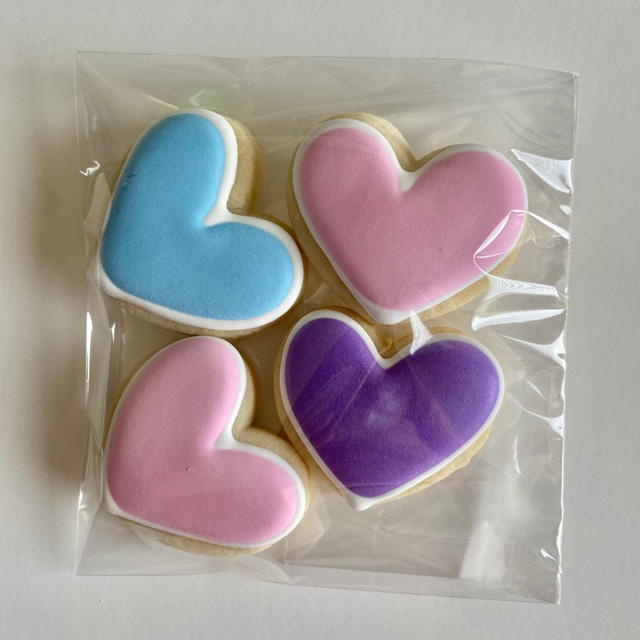 4-Pack Small Hearts Cookies