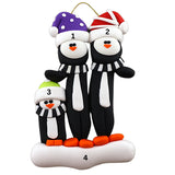 Penguin Family Ornaments