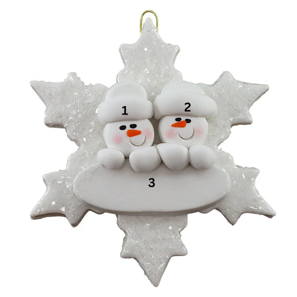 Snowflake Family Ornaments