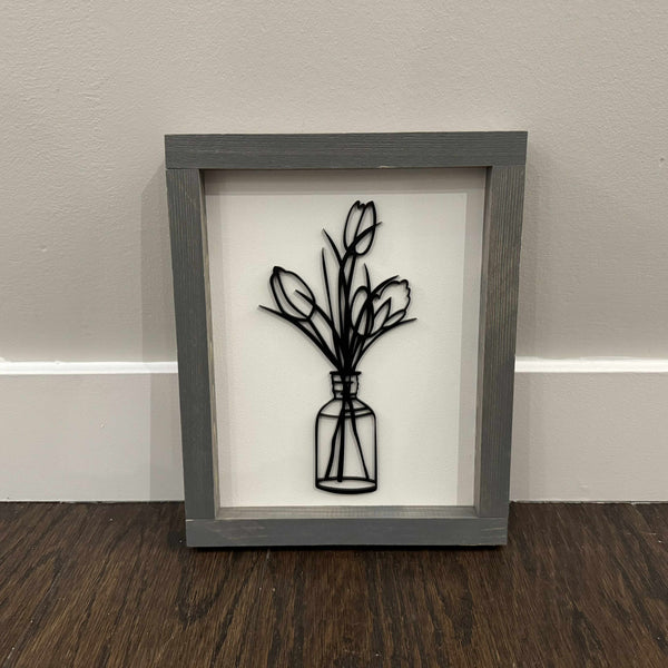 Tulips In Vase Sign
